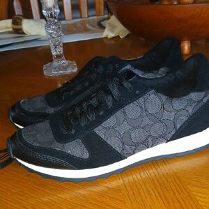 Coach Black and Gray Athletic Shoes